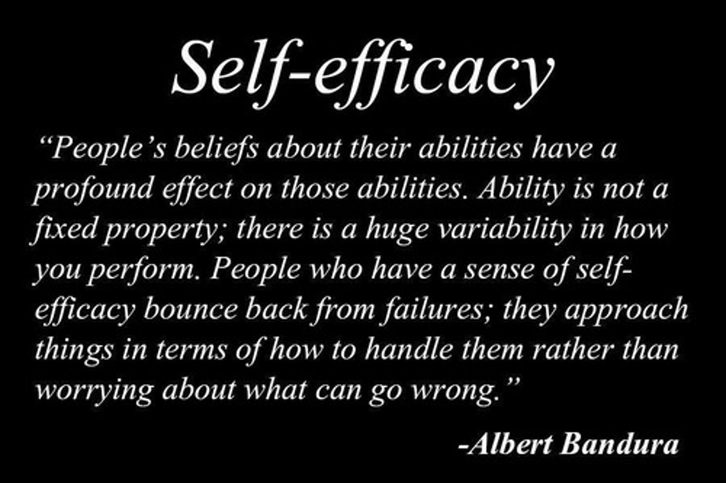 <p>Psychologist who developed self-efficacy concept.</p>