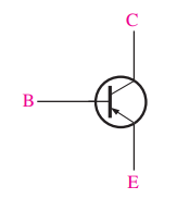 For what type of BJT is this schematic symbol?