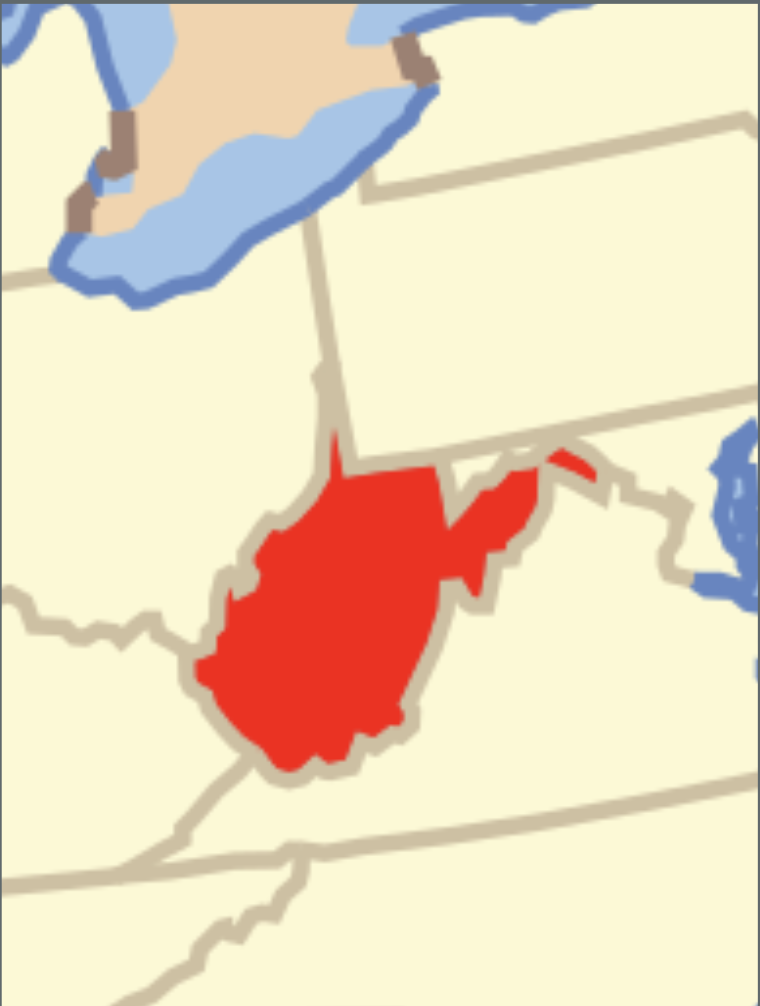 <p>West Virginia</p>