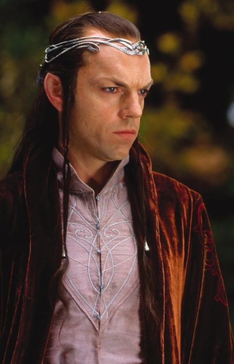 <p>The great leader of the elves at Rivendell.</p>