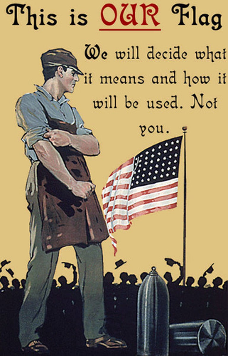 <p>love of country and willingness to sacrifice for it</p>