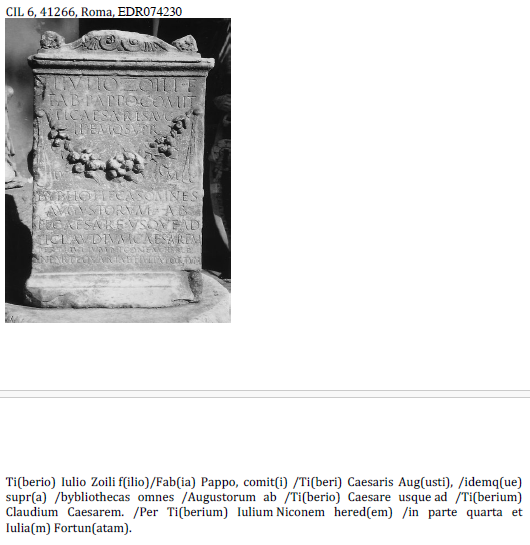 <p>CIL 6, Roma</p>