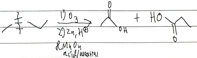 <p>not commonly done on alkynes</p>