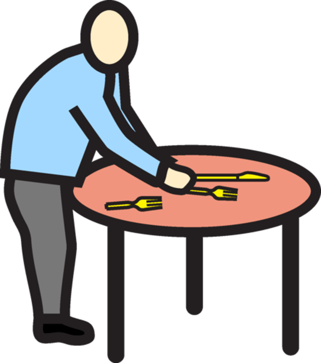 <p>to set the table</p>