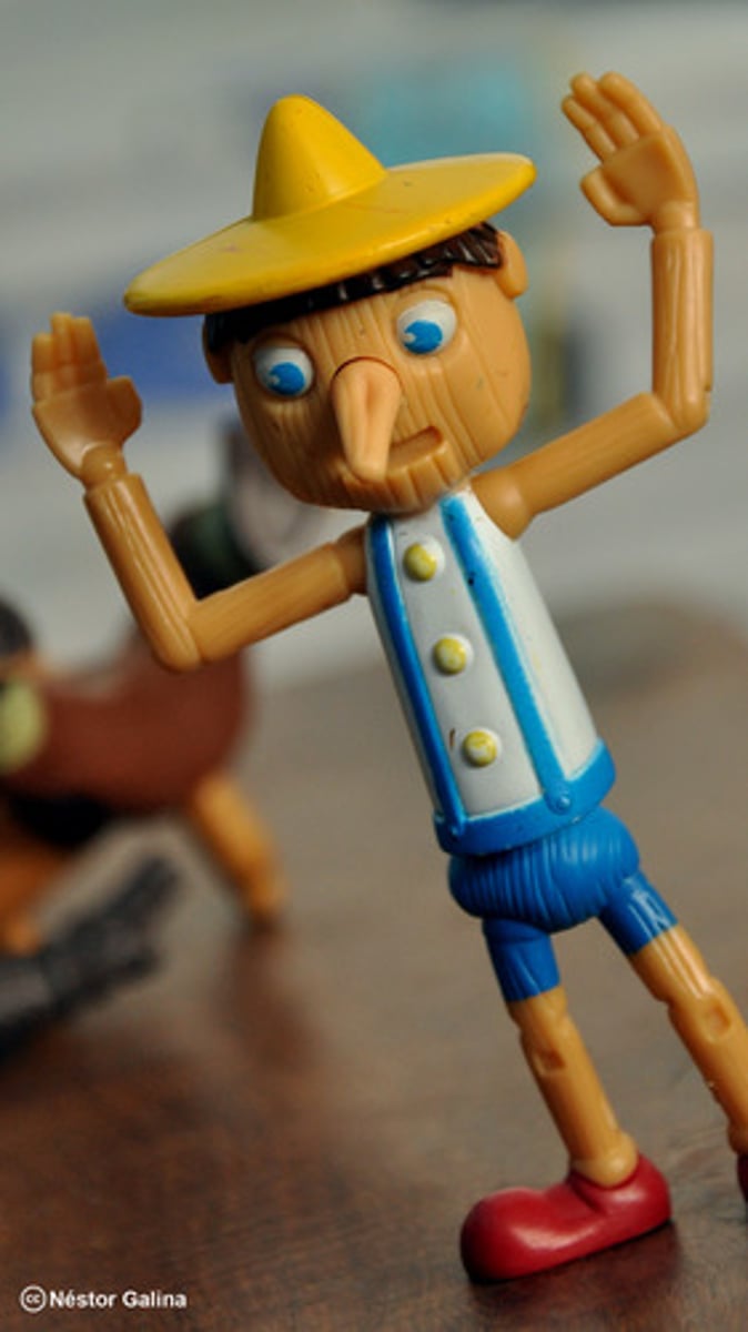 <p>to lie</p>