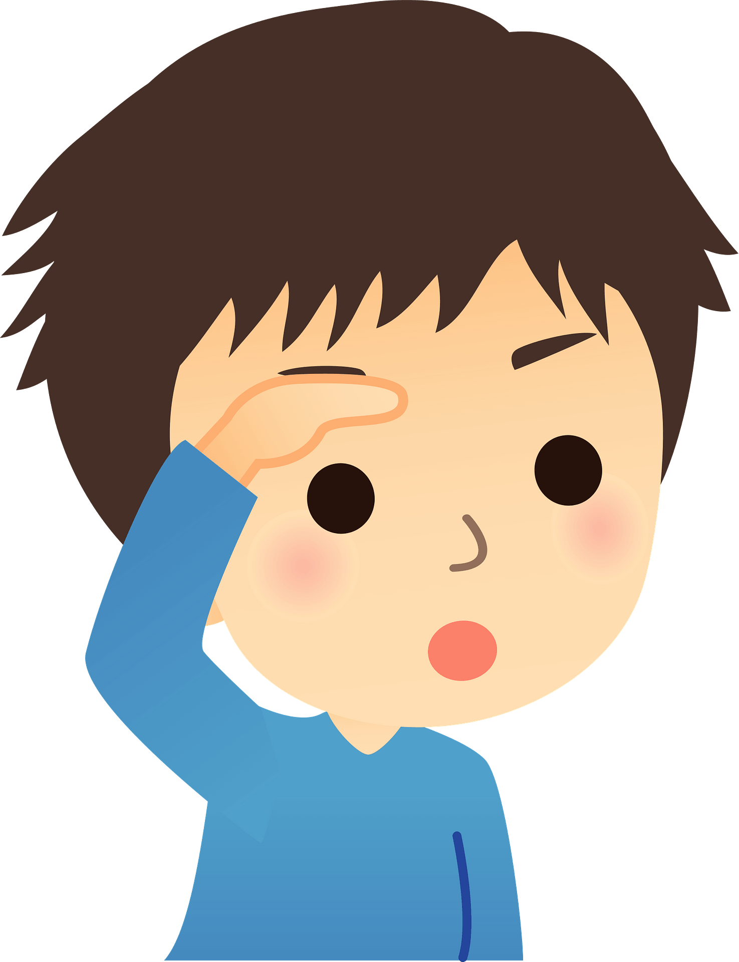 <p>looks/searches for</p>