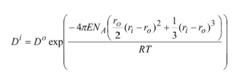 <p>What do the following terms mean:</p><ol><li><p>E</p></li><li><p>NA</p></li><li><p>r0</p></li><li><p>ri</p></li><li><p>R</p></li><li><p>T</p></li><li><p>D0</p></li><li><p>Di</p></li></ol><p></p>