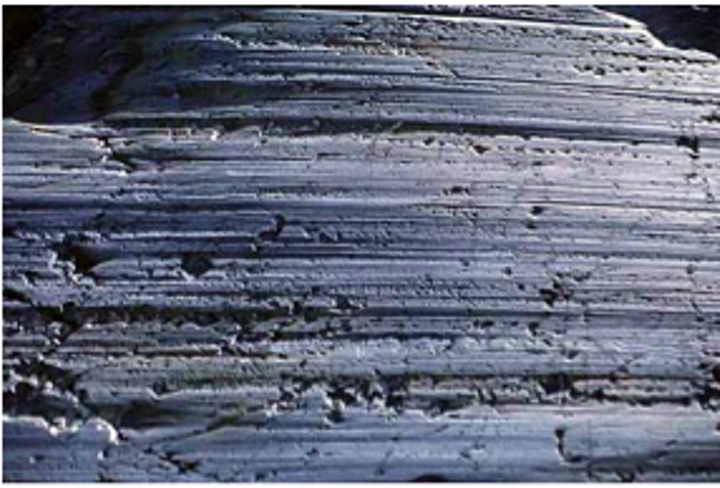 <p>striped or banded</p>