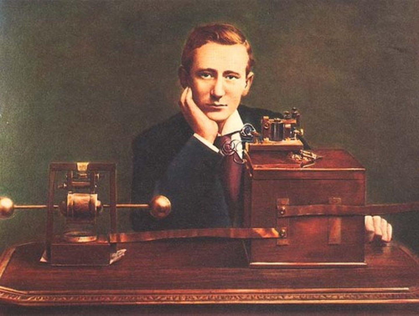 <p>Sent the first radio waves across the Atlantic in 1901.</p>