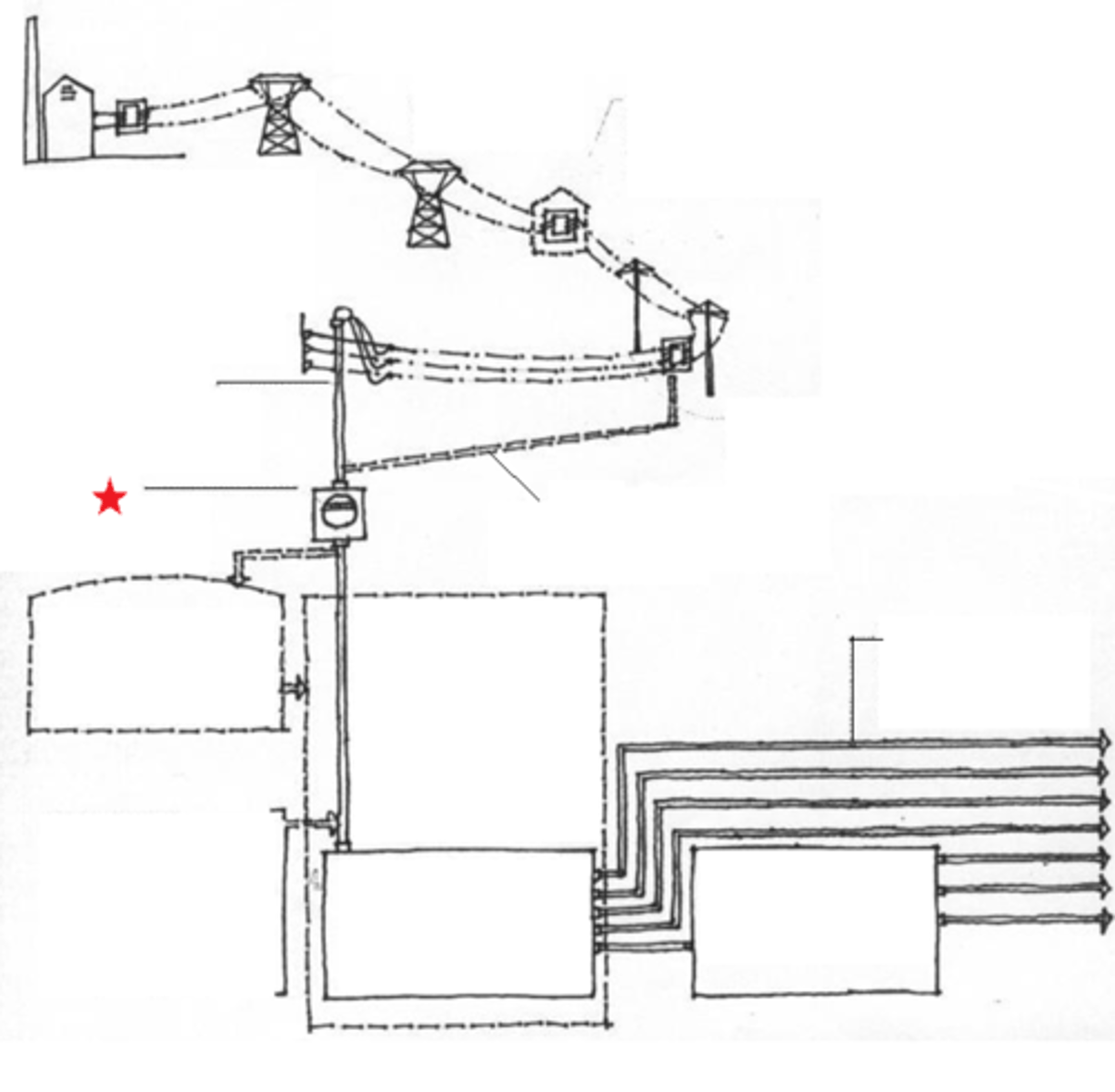 <p>a meter for measuring and recording the quantity of electric power consumed with respect to time</p>