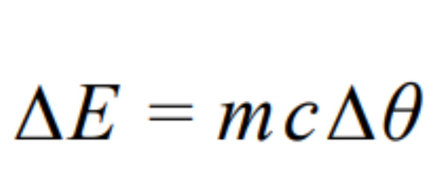 <p>Label This Formula</p><p>Energy Needed to Change Temperature (Specific Heat Capacity)</p>