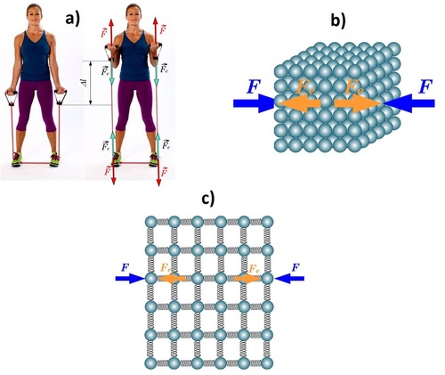 <p>Spēku, ar kādu ķermenis pretojas deformācijām, sauc par elastības spēku. Elastības spēks ir elektromagnētiskās mijiedarbības izraisīts spēks, kas darbojas starp ķermeni veidojošajiem atomiem.</p>