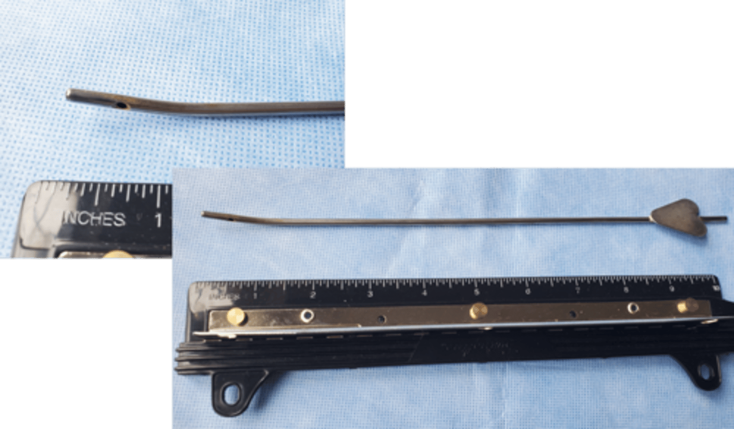 <p>To catheterize the bladder or uterus of a female dog</p><p>Characteristics: This stainless-steel catheter is approximately 10 inches long and tapers to a rounded tip. The opposing end has a heart-shaped handle</p>