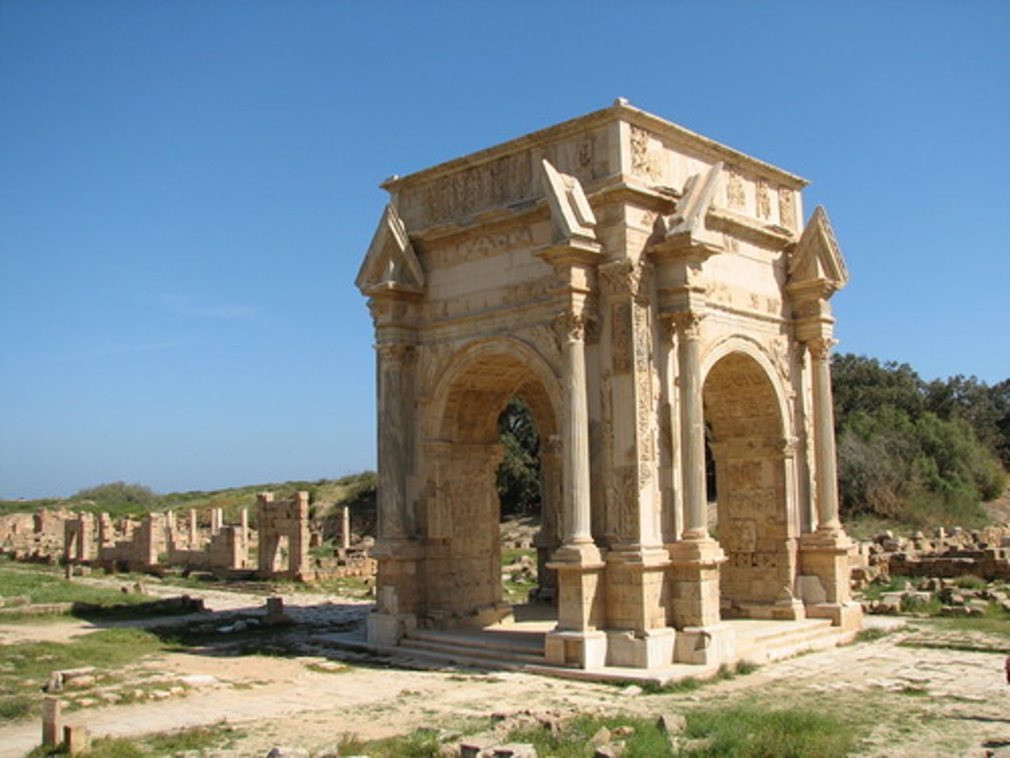 <p>birthplace of Septimius Severus, gets a lot of funding and becomes the most important city in Roman North Africa (modern day Libya)</p>