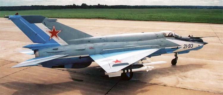 <p>FISHBED, MiG-21, МиГ-21, (Nose intake, Level dorsal spine, single seat)</p>