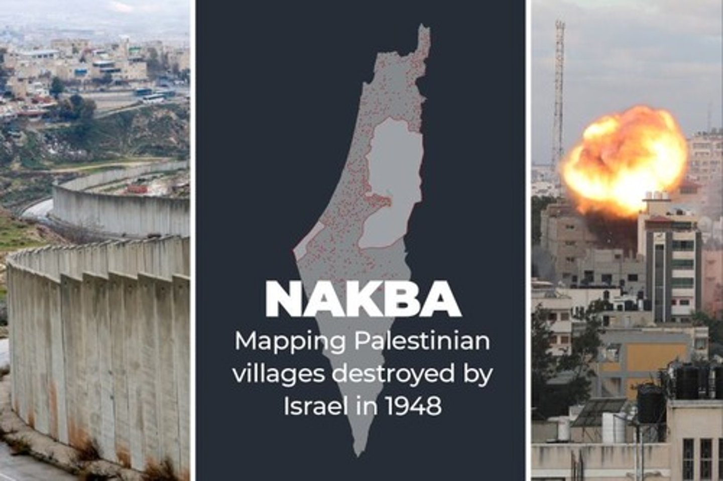<p>Nakba means 'catastrophe' and signifies the Palestinian experience of dispossession and loss of their homeland in 1948.</p>