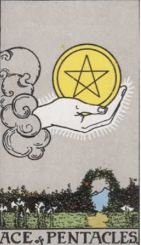Ace of Pentacles- Reversed