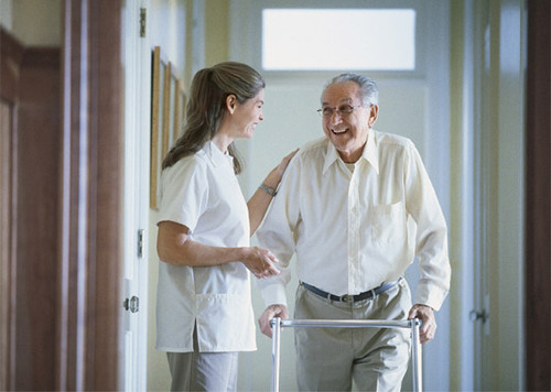 offers care for residents needing skilled-nursing care for a substantial length of time