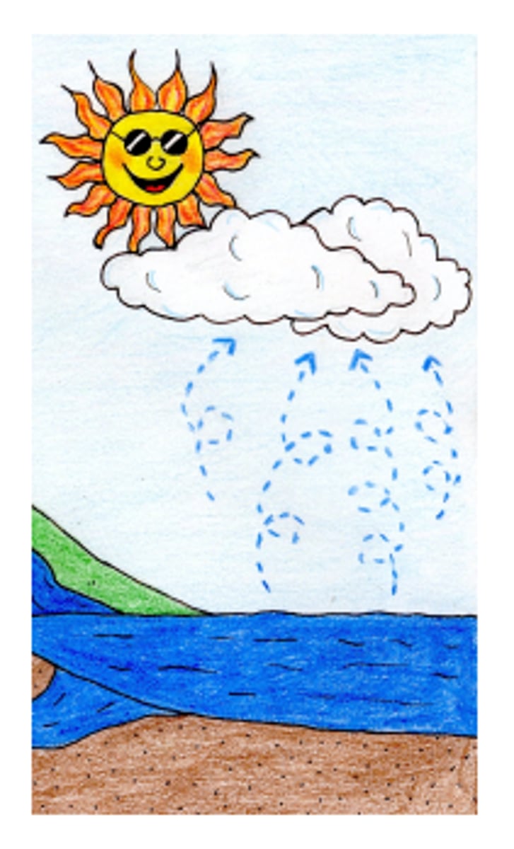 <p>When water changes from a liquid to a gas.</p>