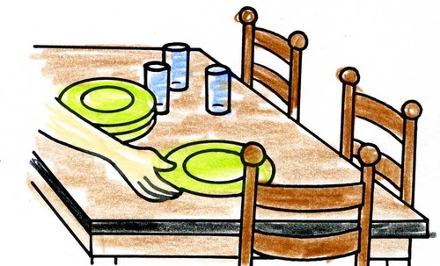 <p>set the table</p>