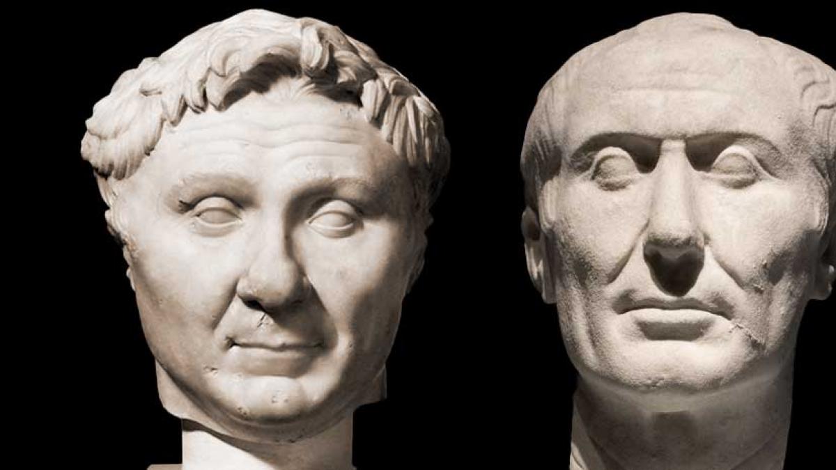 Cneo Pompeyo y Cayo Julio César