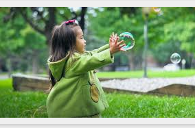 <p>as a child</p>