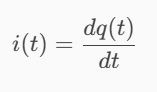 <p><span style="font-size: medium;">Determine the current flowing through an element if the charge flow is given by the following equation.</span></p><p><em>q(t)</em><span style="font-size: medium;"> = (5</span><em>e</em><sup>–</sup><em><sup>t</sup></em><span style="font-size: medium;"> – 9</span><em>e<sup>–2t</sup></em><span style="font-size: medium;">) nC</span></p>