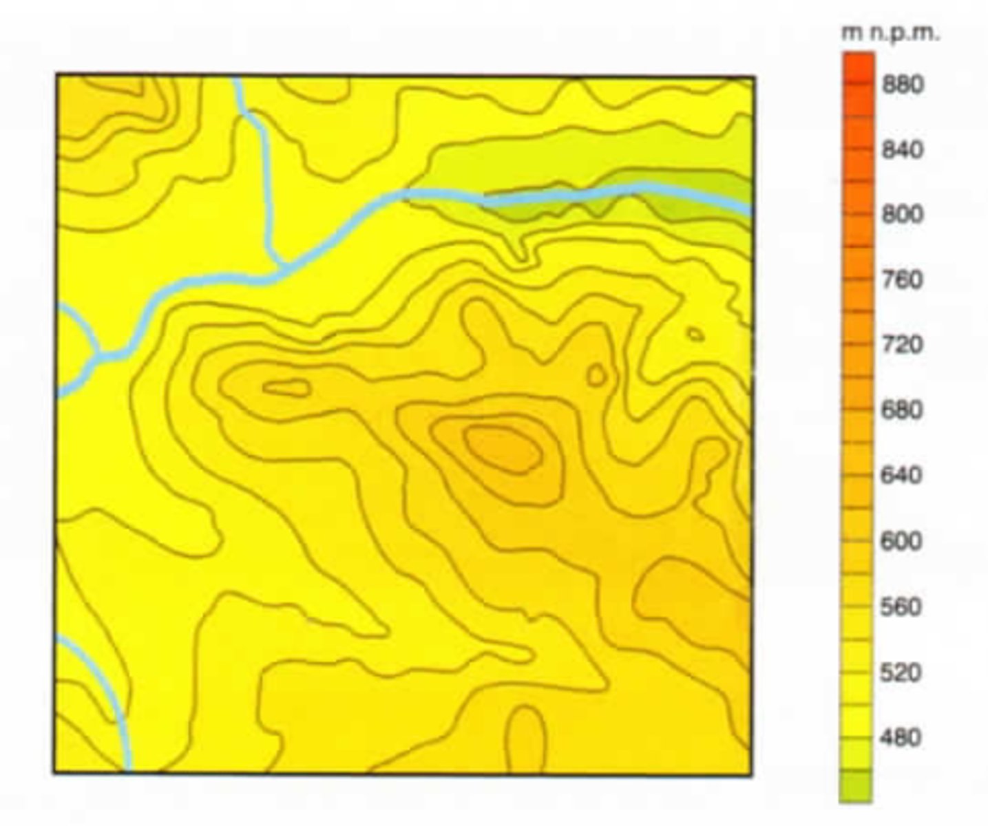 <p>pokazanie terenu za pomocą izohips, skali barw, punktów wysokościowych, umownych znaków i rysunku skał</p>