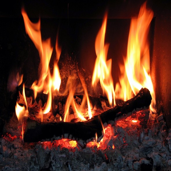 Fuego voluntariamente encendido para guisar, calentarse u otros usos