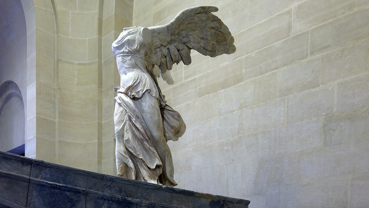<p>Winged Nike of Samothrace - 190 BCE</p>