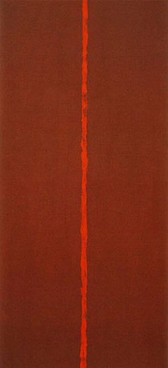 <p>Barnett Newman, Onement, 1949</p>