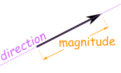 <p><span>A quantity that has magnitude and direction. Shown as an arrow.</span></p>
