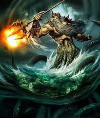 <p>Poseidon: sea, wild horses, earthquake</p>