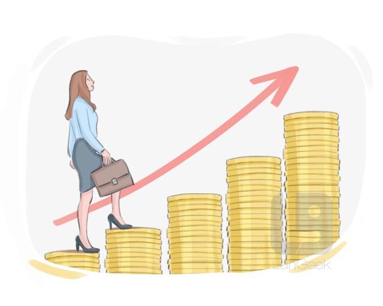 <p>In small, gradual steps or increases over time.</p>