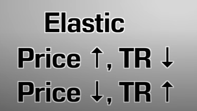 <p>PRICE ELASTICITY AND TOTAL REVENUE</p>