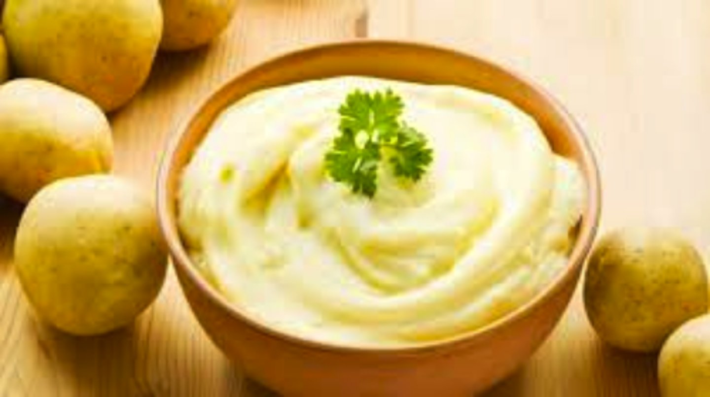 <p>mashed potatoes</p>