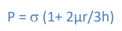 <p>The upsetting force calculated using this equation.</p>