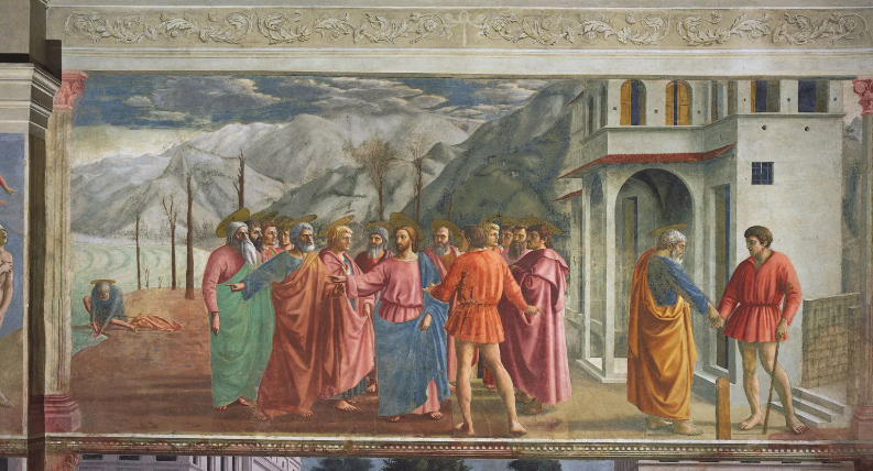 <p>Masaccio’s Tribute Money</p>