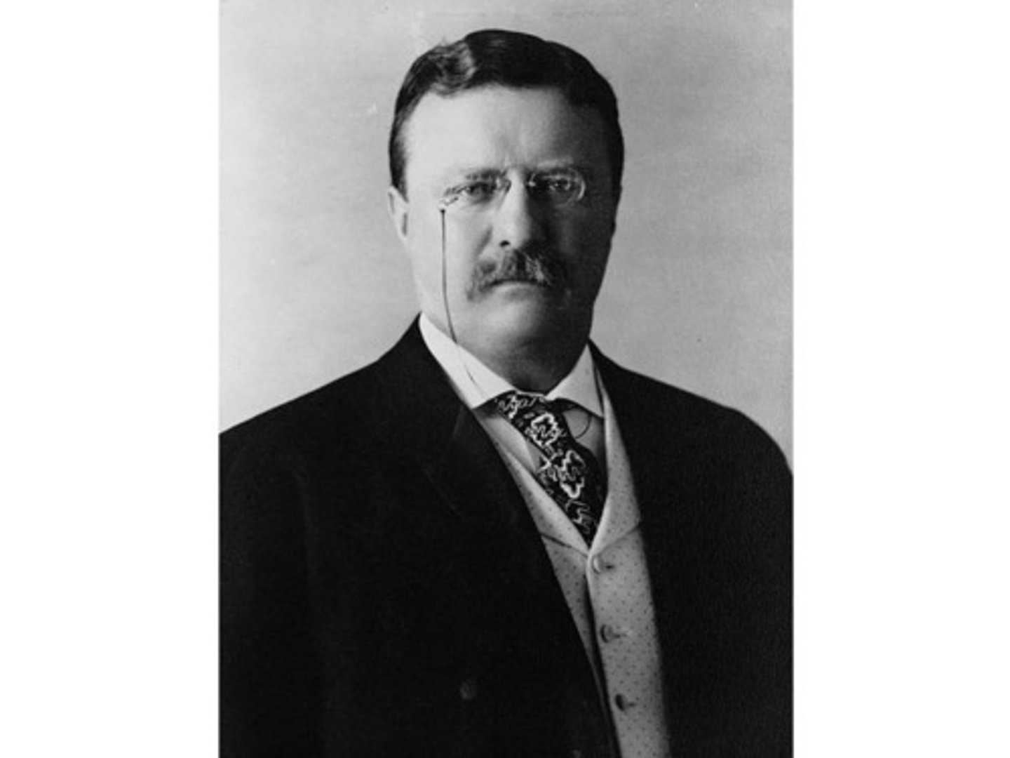 <p>Twenty-sixth president of the United States; he focused his efforts on trust busting, environment conservation, and strong foreign policy.</p>