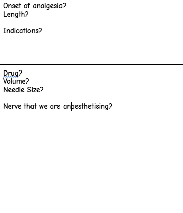 <p>Corneal Nerve Block</p>