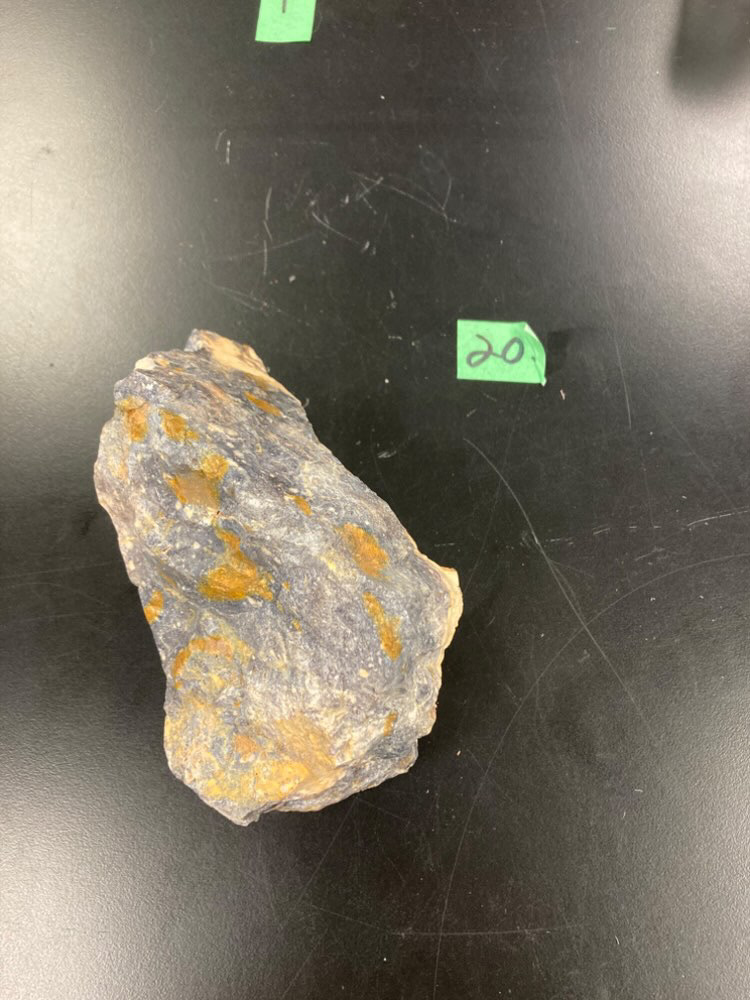 <p>This is…………………………. A unique physical property is…………………. Is it a rock or mineral?............................</p>