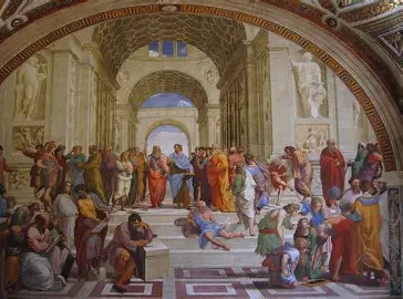 <p>school van athene</p>