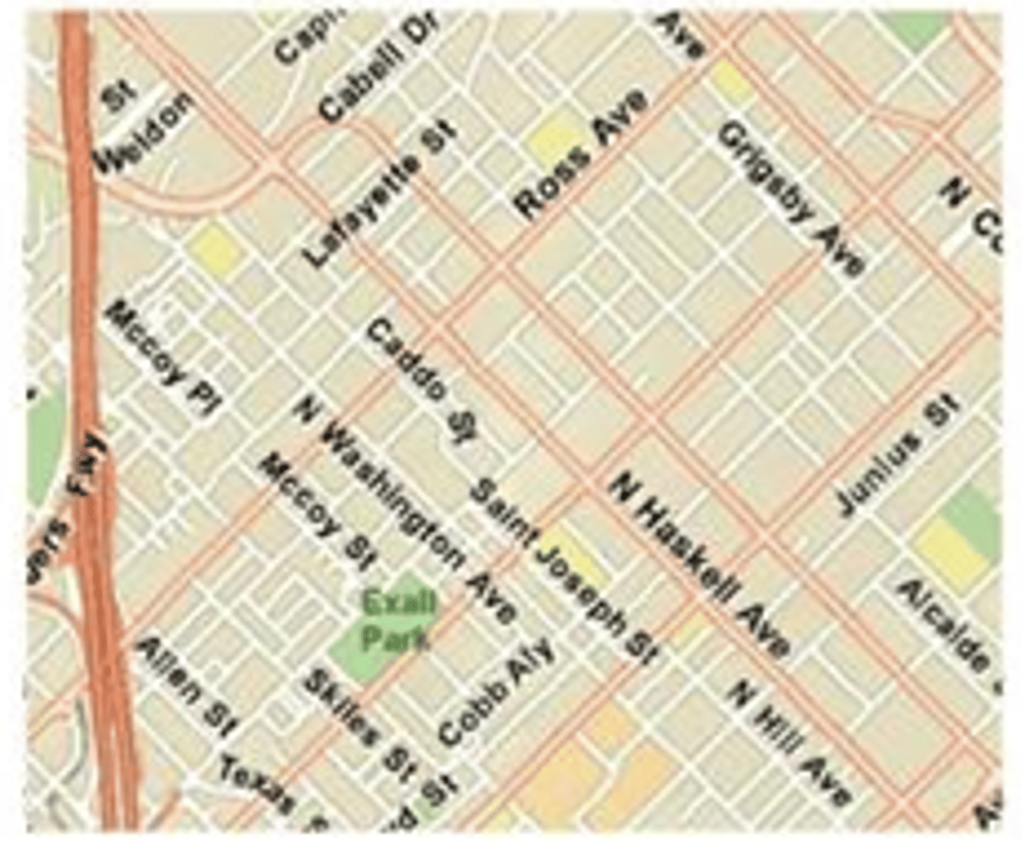 <p>A map that covers a small geographic space in large amounts of detail.</p>