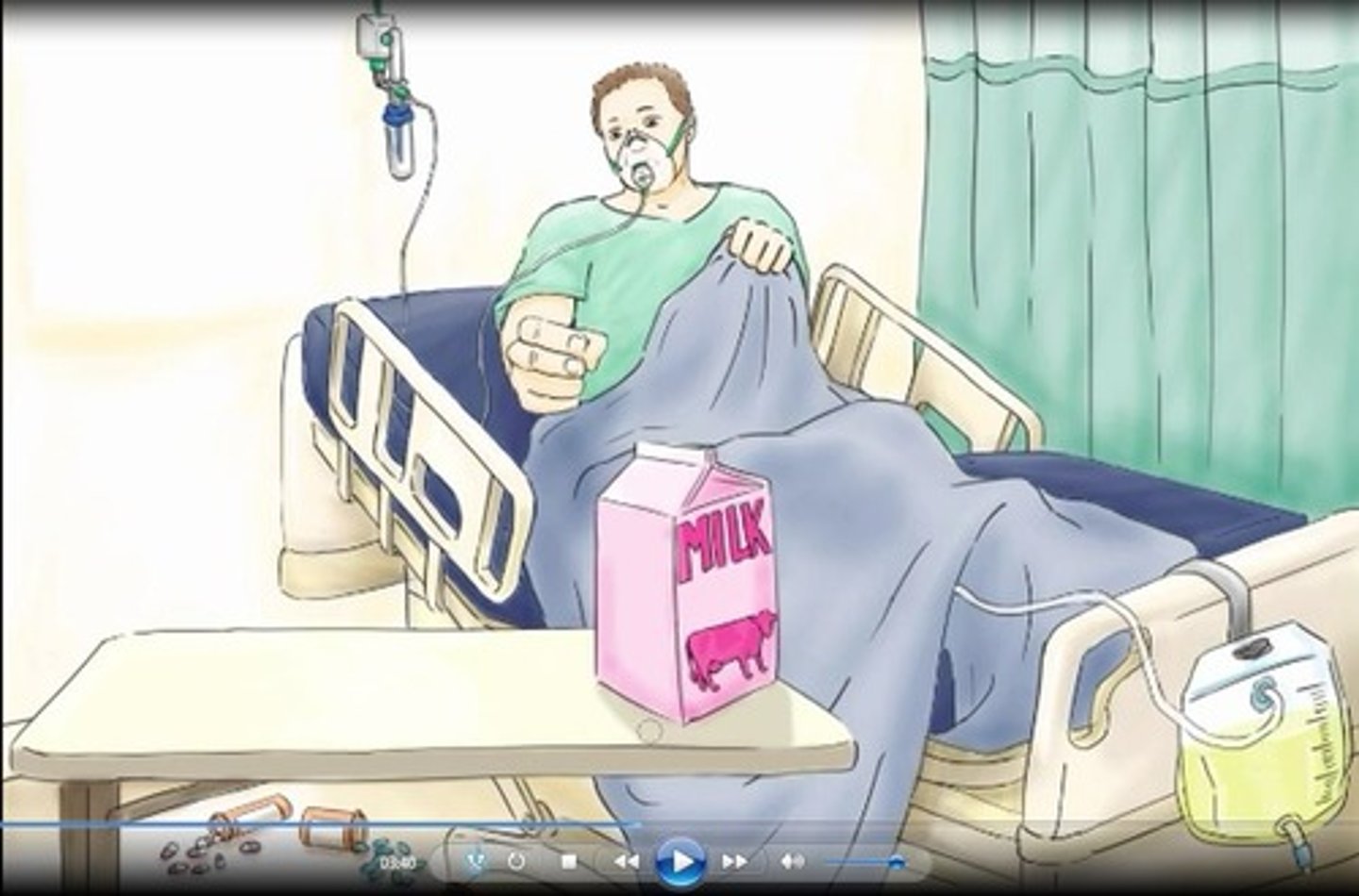 <p>infection is one acquired by an individual in a healthcare facility</p>