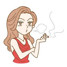 <p>タバコをすう (吸う)</p>