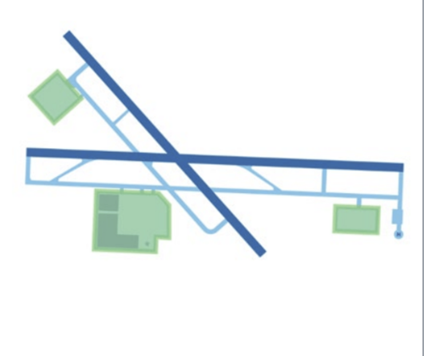 <p>A part of the airport intended to accommodate the loading and unloading of passengers and cargo; the refuelling, servicing, maintenance and parking of aircraft; and any movement of aircraft, vehicles, and pedestrians.</p>