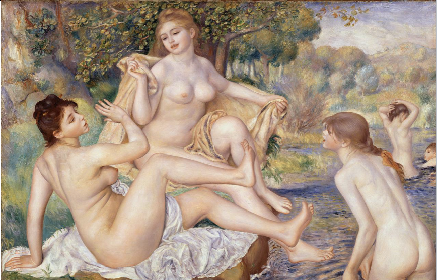 <p>Bathers, Auguste Renoir 1887</p>