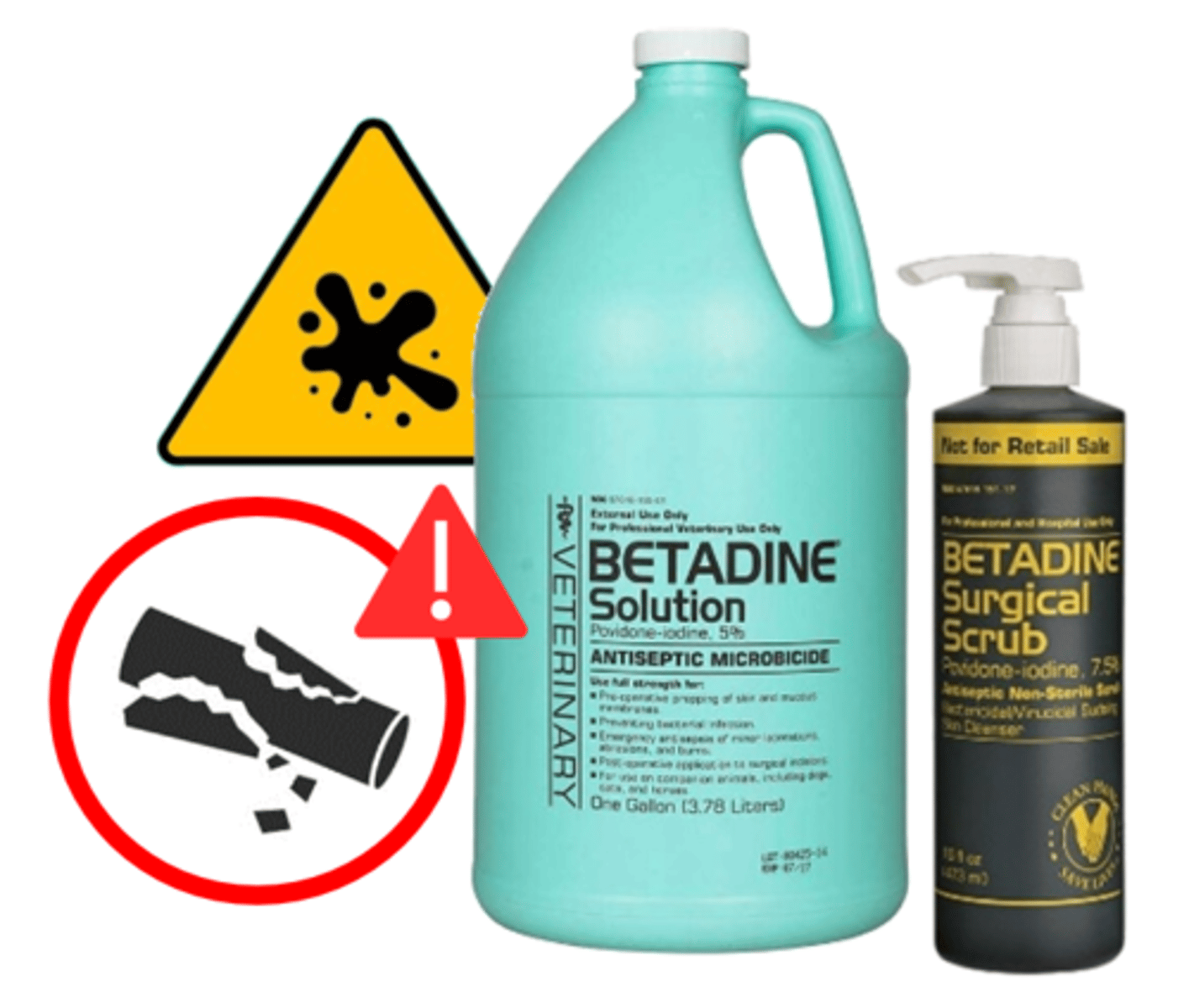 <p>a chemical used as a general antiseptic or disinfectant (i.e. povidone-iodine) that should not be used in instrument cleaning because it's corrosive & will stain</p>