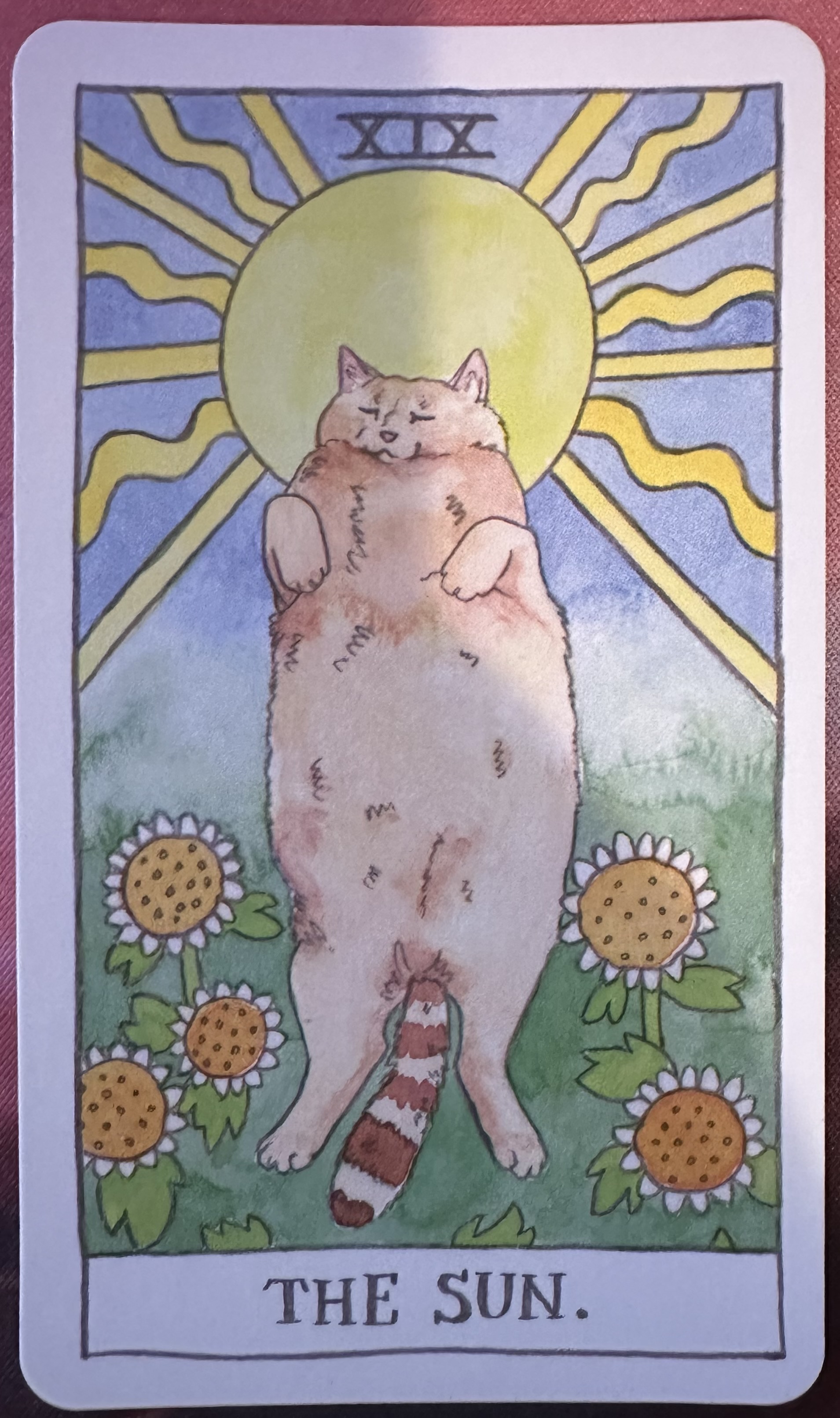 <p>The Sun (XIX) Upright</p>