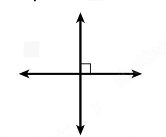 <p><span style="background-color: transparent;"><strong><span>Perpendicular lines are two lines that intersect to form a right angle (90°)</span></strong></span></p>